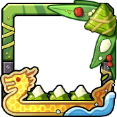Dragon Boat Festival Portrait Frame