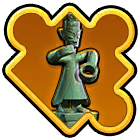 Bronze-Statue [Fragment]