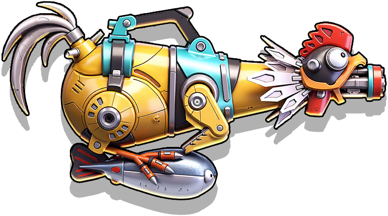 Der Mega-Gackerfisch